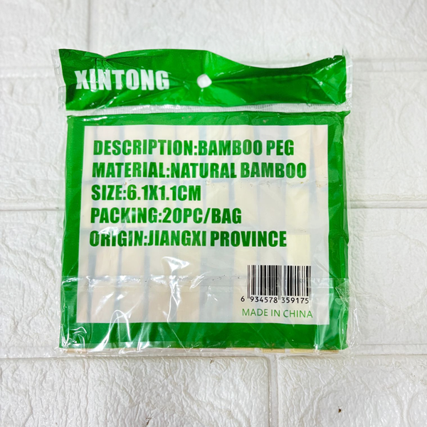 AM6349 Multipurpose Wooden Heavy Clip - 6.1x1.1cm (20 Pc) for Clothespin