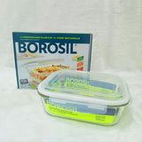 AM6203 Borosil Klip N Store Rectangular Glass Container - 2 Ltr with Air Tight Lid