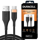 AM5883 Duracell Usb-A To Type C, 65W Braided Sync&Fast Charging USB Cable - 3.9 Feet(1.2M)