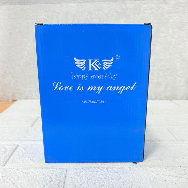 AM6410 Black and Gold Rearing Horse Showpiece on Wooden Base - Small Size