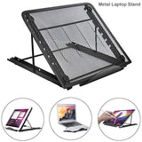 3371 Multifunctional 7 Angle Points Foldable Metal Stand Light Box Pad Stand for DIY 5D Diamond Painting Light Pad and A4 LED Light Pad Board Tablet and Book Reading Rack
