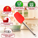 AM6332 Silicone Spatulas with Steel Handle - 1pc