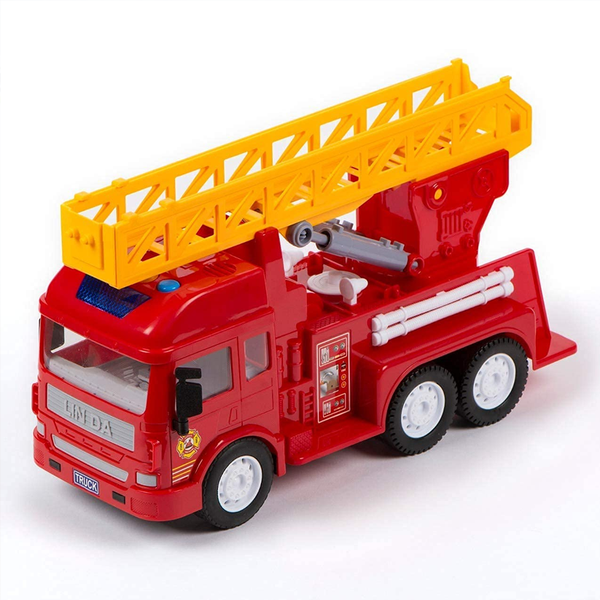 AM6432 Fire Ladder Rescue Truck Toy with Light & Sound