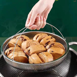 AM6708 Multi-Purpose Stainless Steel Food Steamer & Strainer - (Pack Of 1)