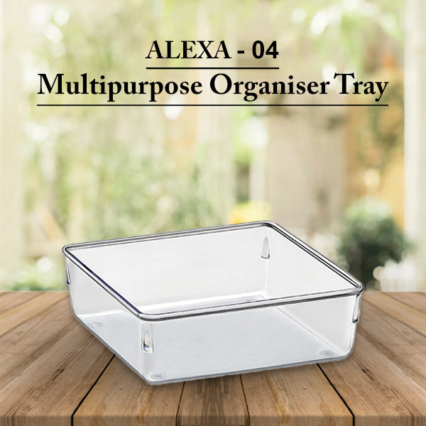 AM5147 Jaipet Alexa-04 Multipurpose Drawer Organiser (transparent) - Set of 1