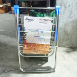 AM0777 SHREEJI Butterfly Stainless Steel 2 Layer Cloth Drying Stand