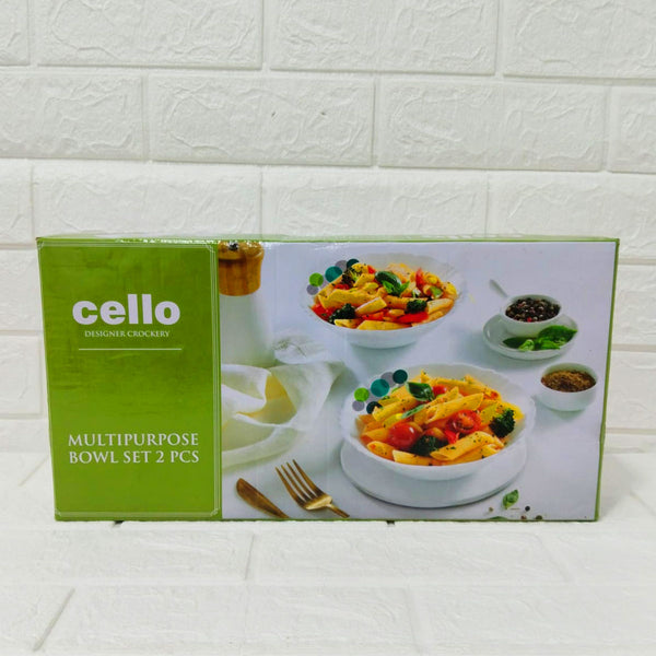 Di0210 Cello Imperial Multipurpose Bowl Set of 2 Pcs