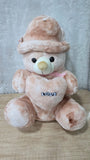 AM6950 Plush Teddy Bear with Hat and LOVE Heart