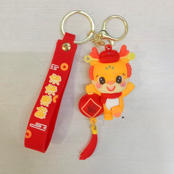 AM5645 3D Cartoon Characters Silicone Keychain- Multidesign
