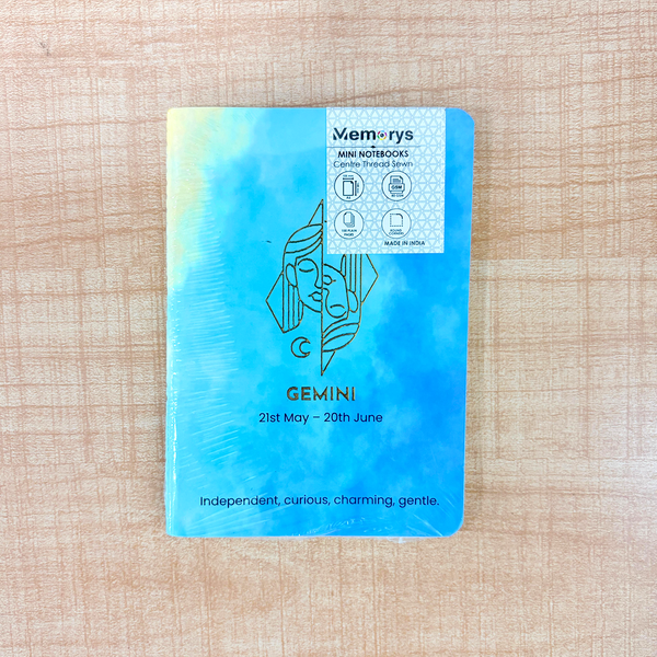 AM6653 Mix-Design Mini Zodiac A6 Notebook - 1pc