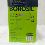 AM6173 Borosil Pro Round Glass Lunch Box Set