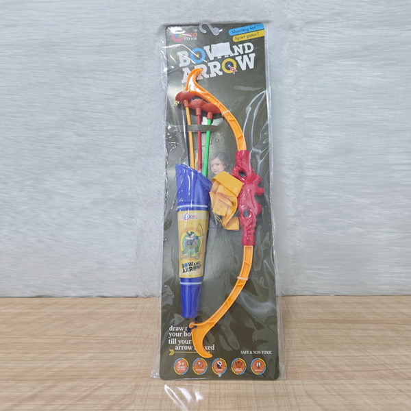 AM6441 Bow and Arrow with 3 Arrows and A Arrow Holder