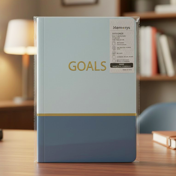 AM6625 Mix-Design Classic Series A5 Softbound Notebook With Free Pocket Diary & Bookmark