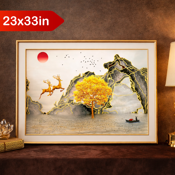 TM0143 Mix Pattern Premium Decorative Wall Frames - 23x33inch (Pack of 1)