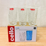 AM6548 Cello Swirl K-Series Glass Tumbler Set - 275ml (Set of 6)