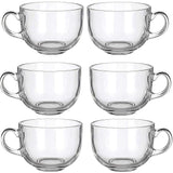 AM3744 Round Glass Tea Cup Set Of 6 (LXZB93)