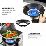 A06893 Gas Stove Energy Saving Windproof Burner Ring Stand - Black