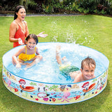 AM3973 Intex Wet Set Collection Snorkel Buddies Snapset Pool, Multi Color (1.52m x 25cm)