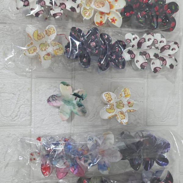 AM6422 Tropical Flower Claw Clip