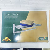 0314 Bathroom Accessories Stainless Steel Folding Towel Rack