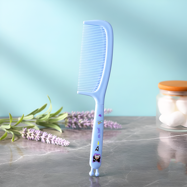 TM0122 Mix-Design Pastel Exquisite Cartoon Hair Care Comb - Pack of 1pc