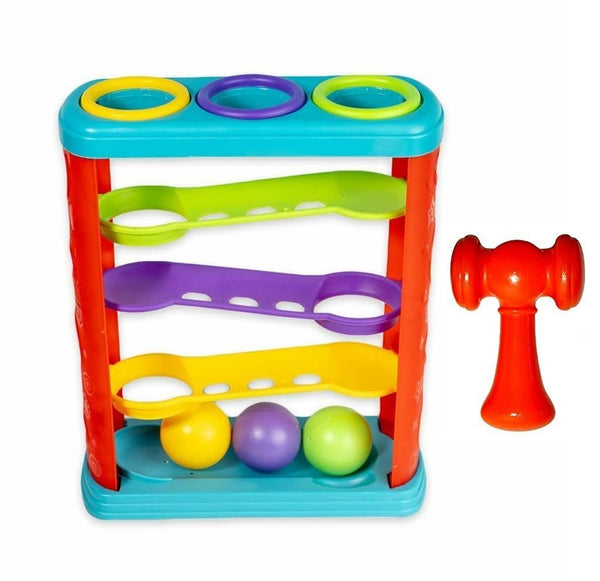 AM0236 Hammer Ball Toy Set with 3 Balls 1 Hammer