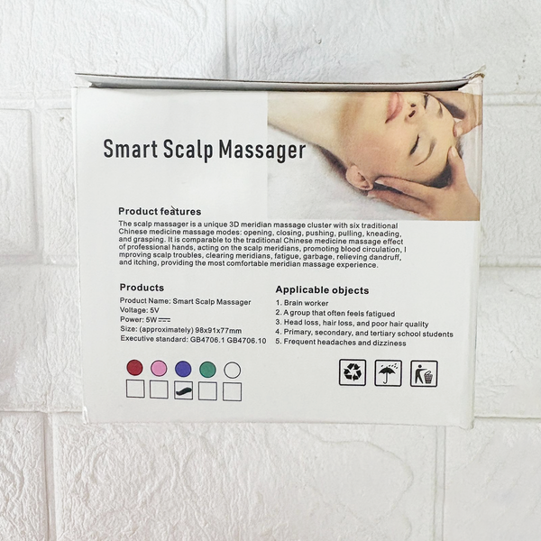 AM6357 Smart Electric Portable Head Massager for Hair Growth Deep Clean and Stress Relax