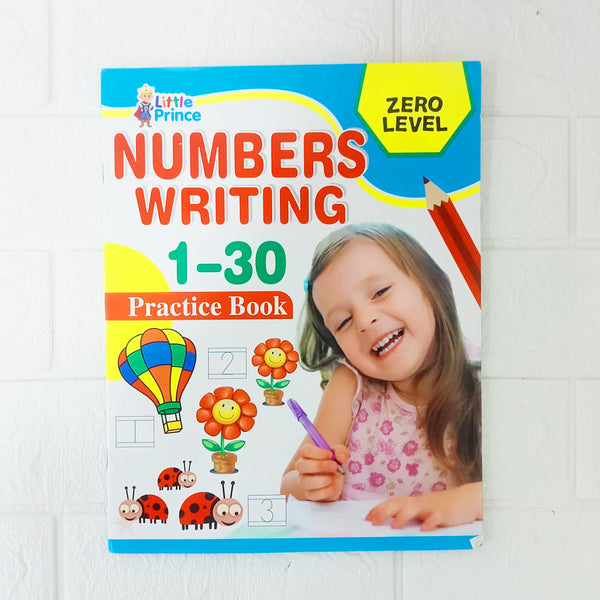Di0080 Little Prince Zero Level Numbers Writing 1–30 Practice Book