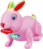 AM0232 3D Musical & LED Light Plastic Rabbit Toy