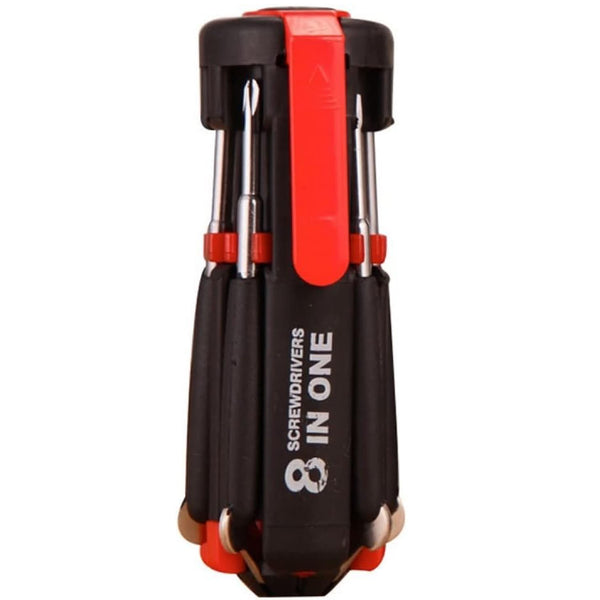 Multifunctional 8-in-1 Screwdrivers Tool with Worklight and Flashlight