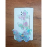 AM1262 3D Looks Colorful Butterfly Hair Clips (Pack of 3)