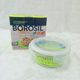 AM6196 Borosil Klip N Store Round Glass Container - 620 ml with Air Tight Lid