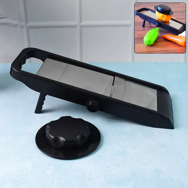 8120 Supermom Adjustable Plastic Slicer, 1-Piece, Black / Silver