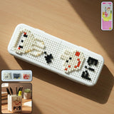 20016 Decorative Pixel Art Style Desk Pen Holder (1 Pc)
