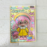 AM6311 Sweet Girl Spiral-Bound Holographic Notebook - 135x195mm