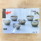 AM5965 Shine Max Ice Cream Glass Bowl - Set OF 6 Pcs
