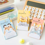 AM6316 Cute Animal Self-Sticky Notes - 1pc (50x60mm) for Students, Home, Office, and School