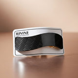 AM6387 Mix-Design Wavy Glitter Textured Hair Barrette / Banana Clip for Women and Girls