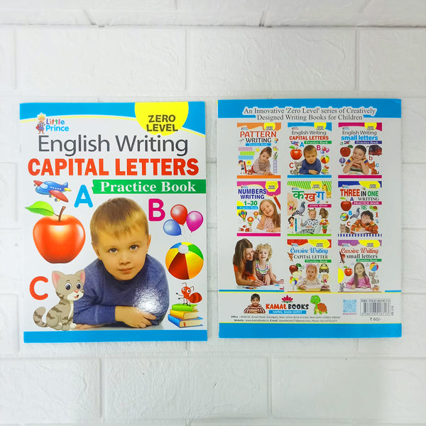 Di0078 Little Prince Zero Level English Writing Capital Letters Practice Book