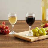 AM3725 Big Stemmed Wine Clear Glass  330ml Set of 6