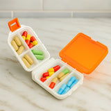 14824 Portable Dual-Sided Pill Organizer Box (1 Pc)