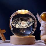 13258 3D Galaxy Crystal Ball Space Galaxy Lamp