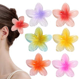 AM1265 Big Daisy Flower Hair Claw for Women/Girls 1 Pcs (Multicolour)