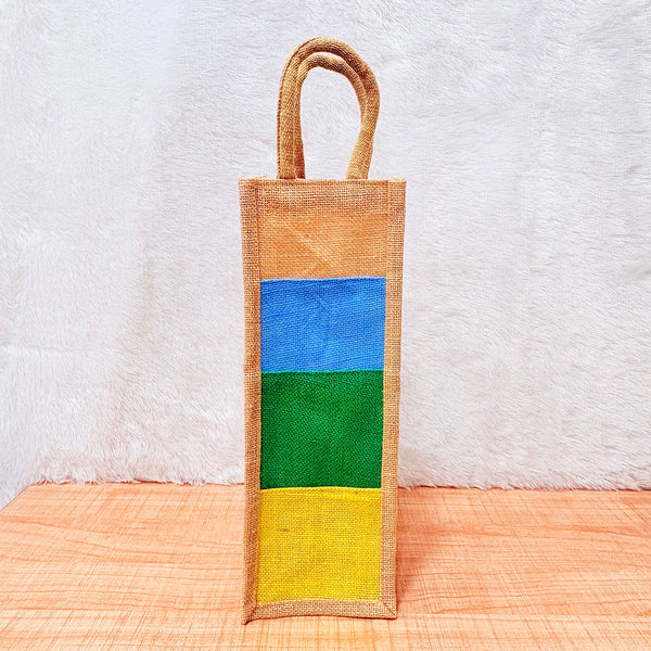 AM0033 Jute Water Bottle Bag – Reusable & Eco-Friendly Gift Tote- 2 L Capacity