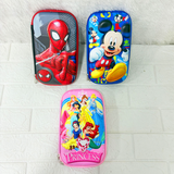 AM2715 7D pouch big no flip Pencil Case Large Zippered Multicolour pencil box