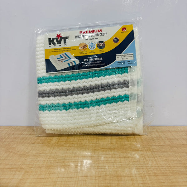 A07978 KVT Star Premium Microfiber Floor Cloth (16 x 20 Inch)
