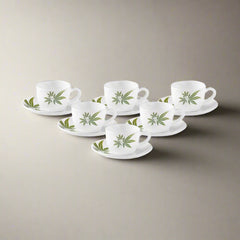 AM3965 La Opala Melody Cup & Saucer Set 6pcs 145ml – Amd-Deodap