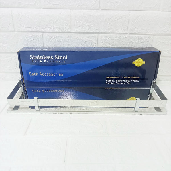 AM6060 Stainless Steel Wall Mounted Bathroom Shelf – (18 x 5 Inch)