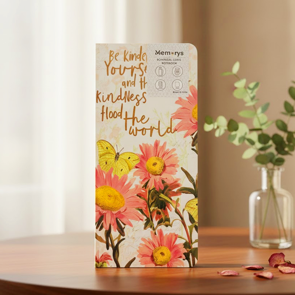 AM6624 Mix-Design Botanical Series Kindness Ruled Notebook - 1pc