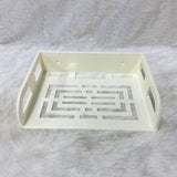 AM6210 ABS TV Setup Box Stand - White